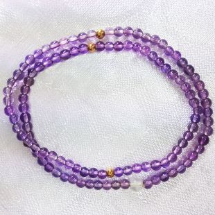 Amethyst mala 4mm