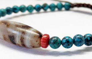 World Dzi-bead Turquoise bracelet(promotion)