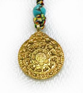Protection Mandala brass(mini jewelry)