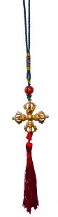 Double Dorje pendant 5leaf Gold plated (promotional price)