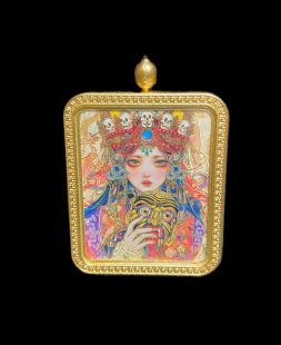 Zakiram, the Female Goddess of Wealth, Relief Amulet (M)